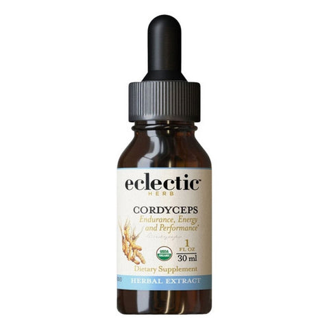 Eclectic Herb, Cordyceps, 1 Oz with Alcohol