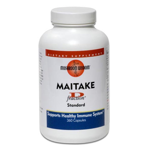 Maitake Mushroom Wisdom, Maitake D-Fraction Standard, D-FRACTION, 360 CAP