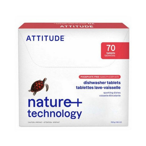 Attitude, Phosphate Free Dishwasher Tablets, 39.5 Oz