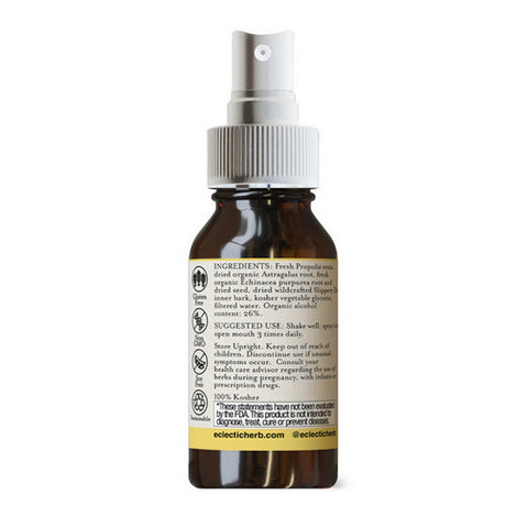 Eclectic Herb, Propolis Astragalus Throat Spray, 1 oz