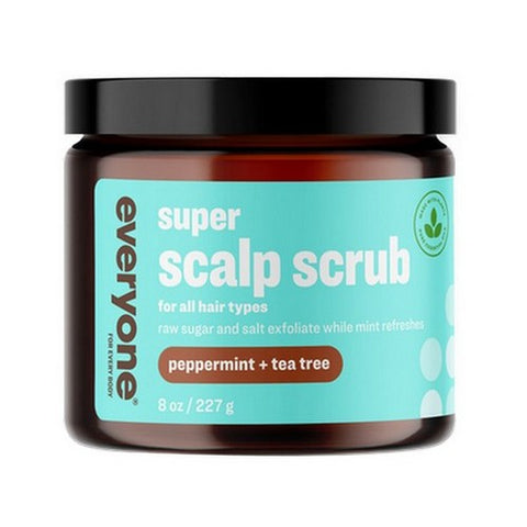 Everyone, Everyone Super Scalp Scrub Peppermint And Tea Tree, 8 Oz