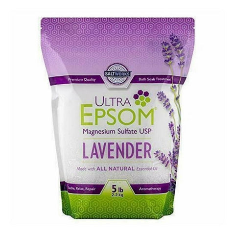 Ultra Epsom Salt Lavender 5 Lbs by SaltWorks