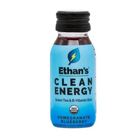 Ethans, Ethans Pomegranate Blueberry Energy Shot Duo, 2 Count / 2 Oz