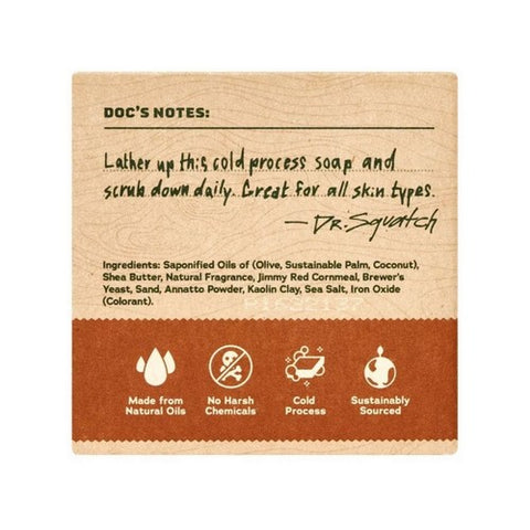 Dr. Squatch, Dr Squatch Men Natural Soap Wood Barrel Bourbon, 5 Oz