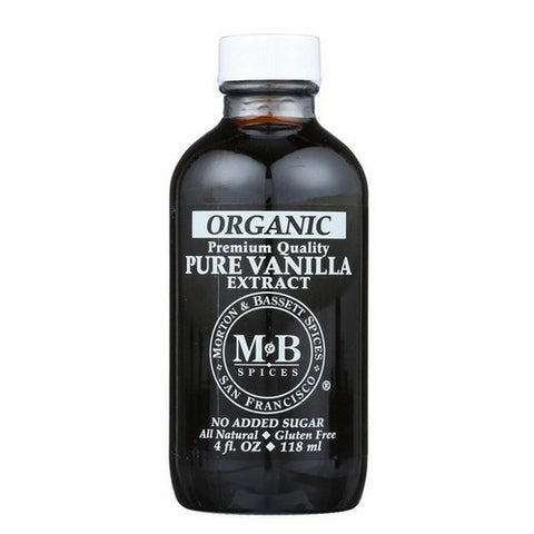 Morton & Bassett, Spices Pure Vanilla Extract, 4 Oz (Case Of 3)