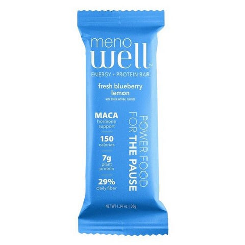 Menowell, Nutritional Bar Fresh Blueberry Lemon, 1.34 Oz (Case Of 10)