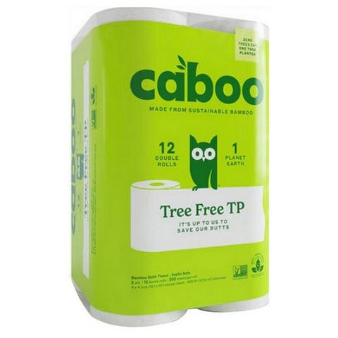 Caboo, Bath Tissue Tree Free, 12 Count (Case of 4)