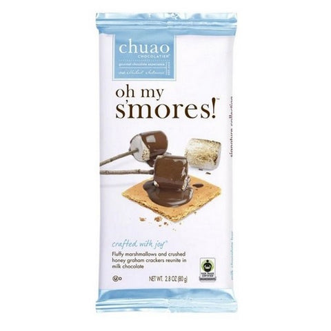 Chuao Chocolatier, Chocolate Bar Oh My S'Mores, 2.8 Oz (Case Of 10)