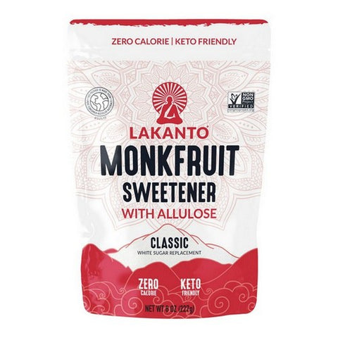 Lakanto, Classic Monkfruit Sweetener With Allulose, 8 Oz (Case Of 10)