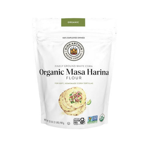 King Arthur, Organic Masa Harina Flour, 32 Oz (Case Of 4)