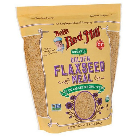 Bobs Red Mill, Organic Golden Flaxseed Meal, 32 Oz (Case Of 4)