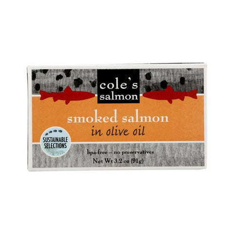 Salmon Smoked In Olive Oil 3.2 Oz (Case Of 10) by Coles