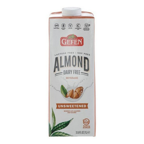 Gefen, Almond Milk Unsweetened, 33.8 Oz (Case Of 10)