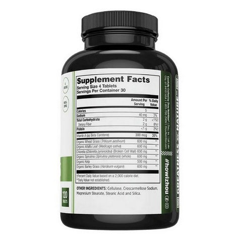 Zhou Nutrition, Total Greens, 120 Count