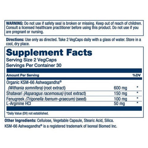 Solaray, Libido, 60 Count