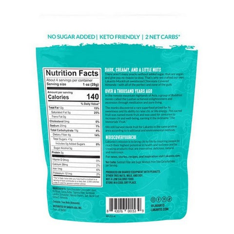 Lakanto, Lakanto Almonds Chocolate Covered, 4 Oz (Case of 8)