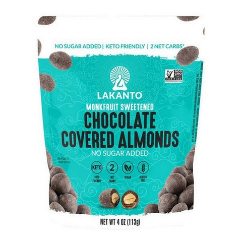 Lakanto, Lakanto Almonds Chocolate Covered, 4 Oz (Case of 8)
