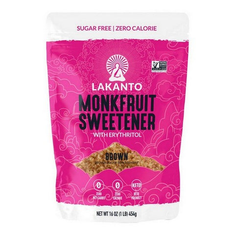 Lakanto, Lakanto Brown Monkfruit Sweetener, 16 Oz (Case of 8)