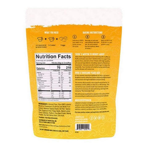 Lakanto, Lakanto Mix Muffin Lemon Poppyseed, 6.77 Oz (Case of 8)