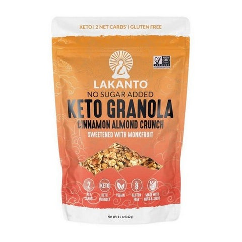 Lakanto, Lakanto Keto Granola Cinnamon Almond Crunch, 11 Oz (Case of 8)