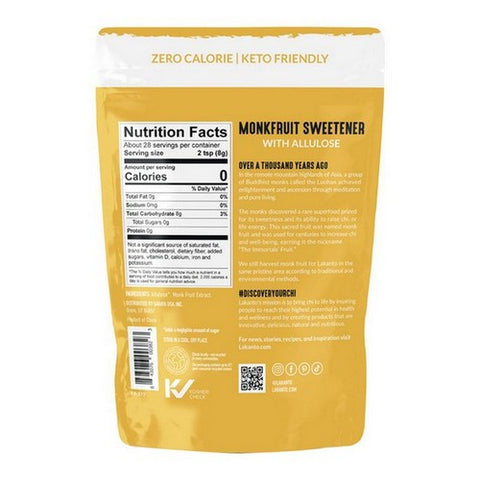 Lakanto, Monkfruit Sweetener With Allulose Golden, 16 Oz (Case of 8)