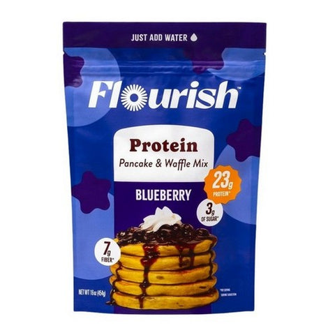 Flourish, Flourish Blueberry Protein Pancake Mix, 16 Oz (Case of 8)