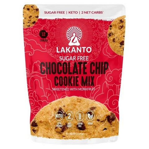 Lakanto, Mix Cookie Chocolate Chip Sugar Free, 6.77 Oz (Case of 8)