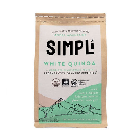 Simpli, White Quinoa Regenerative Organic, 12 Oz (Case of 8)