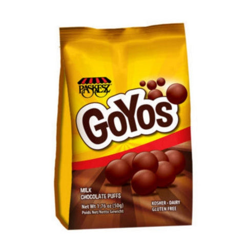 Paskesz, Goyos Milk Chocolate Puffs, 1.76 Oz (Case Of 12)