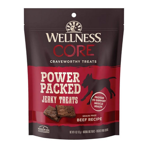 Wellness, Grain Free Pure Rewards Natural Dog Beef Jerky Bites, 4 Oz (Case of 8)