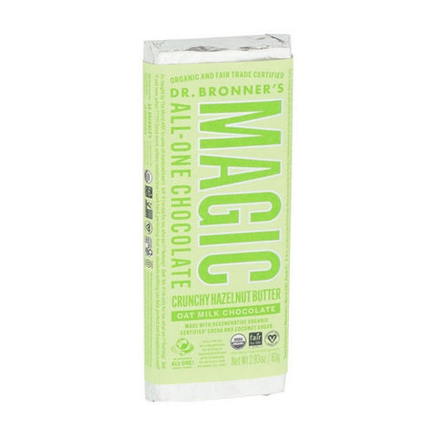 Organic Crunchy Hazelnut Butter Chocolate Bar 2.93 Oz (Case Of 12) by Dr.Bronner's