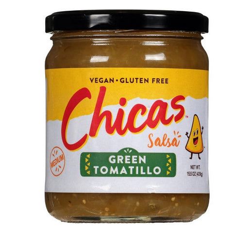 Chicas, Salsa Green Tomatillo, 15.5 Oz (Case of 8)
