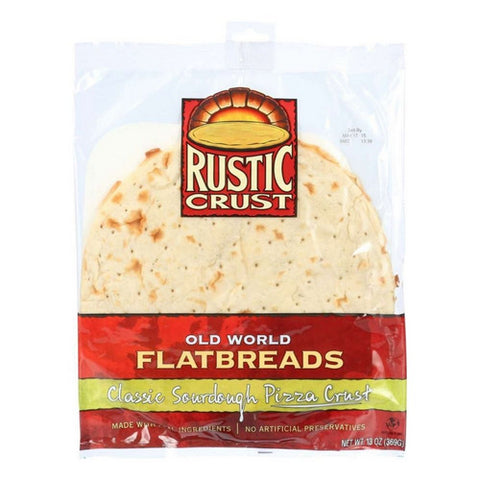 Old World Pizza Crust Classic Sourdough 13 Oz (Case of 8) by Rustic Crust