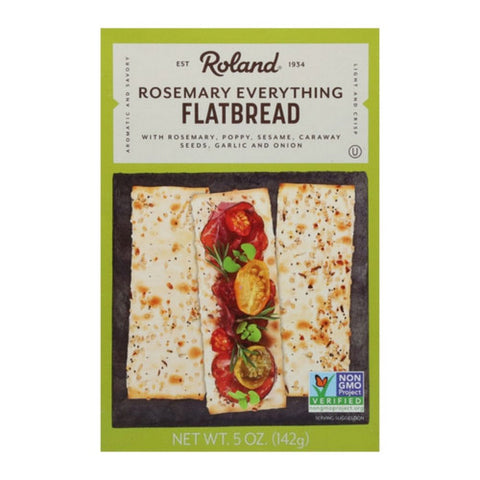 Roland, Rosemary Everything Flatbreads, 5 Oz (Case Of 12)