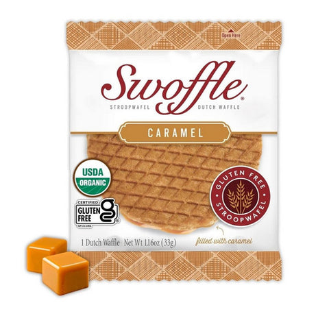 Swoffle, Dutch Waffle Caramel, 1.16 Oz (Case of 16)
