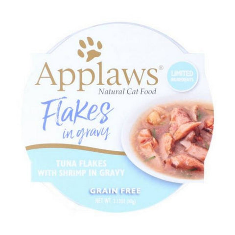 Applaws, Tuna Flakes With Shrimp Gravy Pot Cat, 2.12 Oz (Case Of 18)