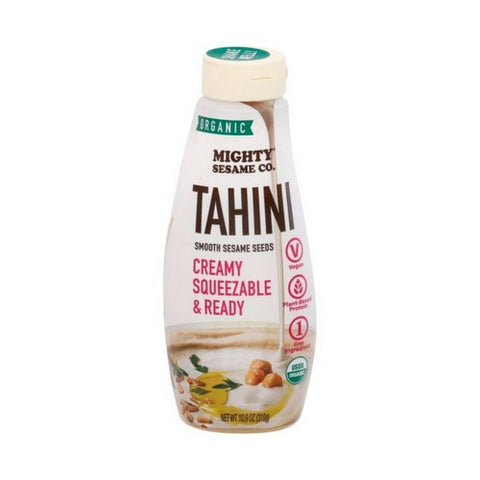 Tahini Smooth Sesame Seeds Organic 10.9 Oz (Case of 8) by Mighty Sesame Co