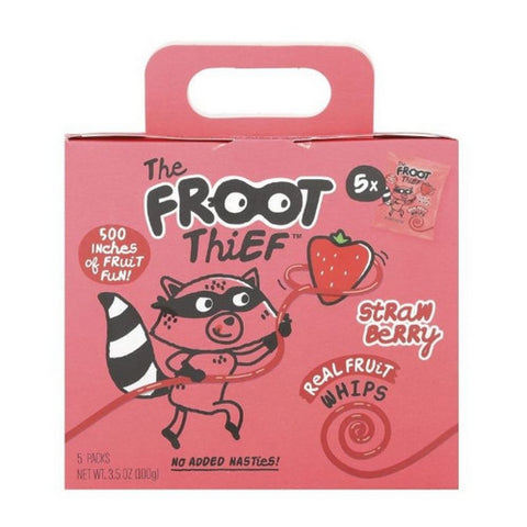 The Froot Thief, The Froot Thief Strawberry Fruit Whips, 5 Count (Case of 8)