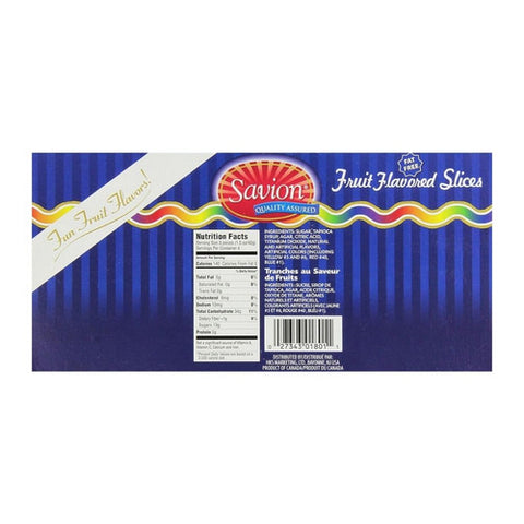 Savion, Fun Fruit Flavor Slices, 6 Oz (Case Of 12)