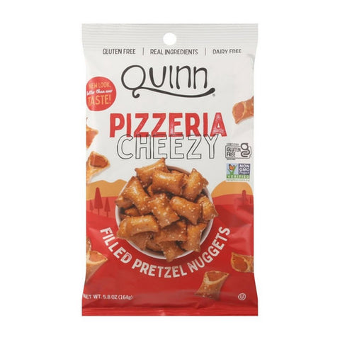 Quinn, Cheesy Filled Pizzeria Pretzel Nuggets, 5.8 Oz (Case of 8)