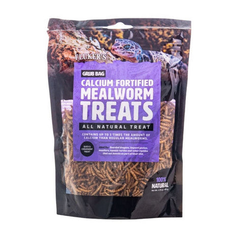 Grub Bag Mealworm Calcium Fortified Treats 1 Count / 3.75 Oz by Fluker's
