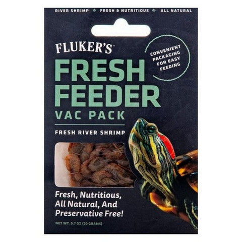 Fresh Feeder Vac Pack Fresh River Shrimp 1 Count / 0.7 Oz by Fluker's