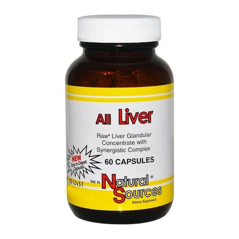Natural Sources, All Liver, 60 Caps