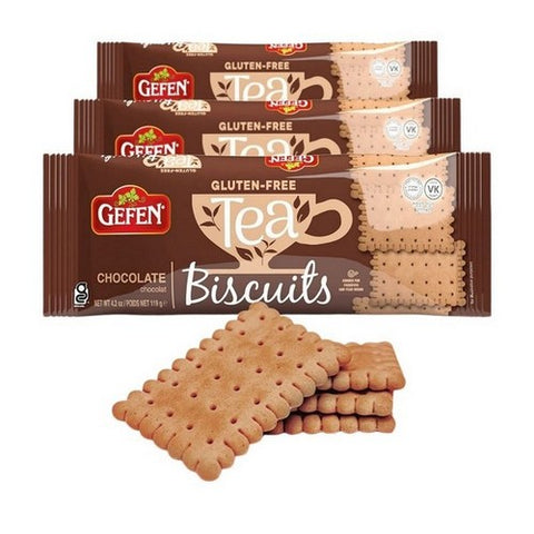 Gefen, Chocolate Tea Biscuits Gluten Free, 4.2 Oz (Case Of 12)