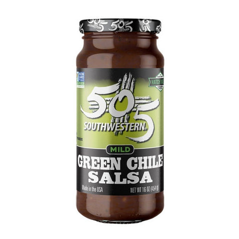 505 Southwestern, Hatch Valley Mild Green Chile Salsa, 16 Oz (Case Of 12)
