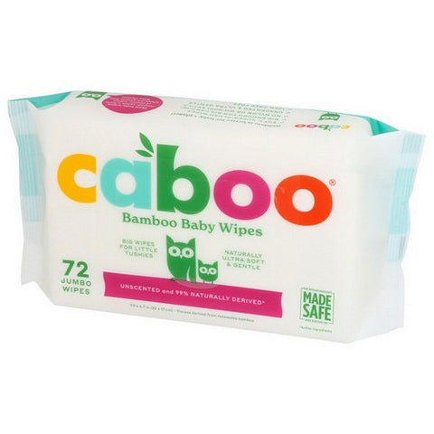Caboo, Bamboo Baby Wipes Soft And Gentle, 1 Count (Case Of 12)