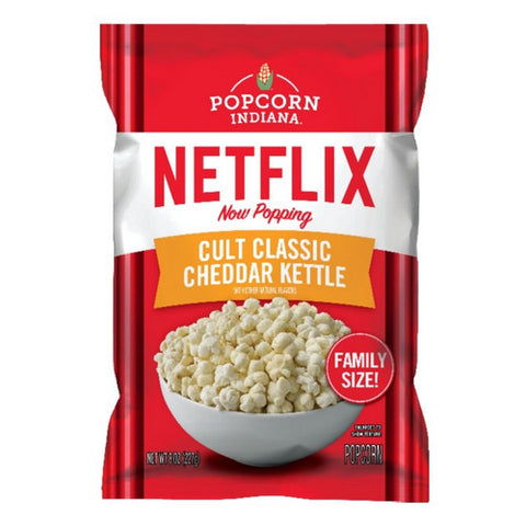 Netflix Cult Classic Cheddar Kettle 8 Oz (Case Of 12) by Popcorn Indiana