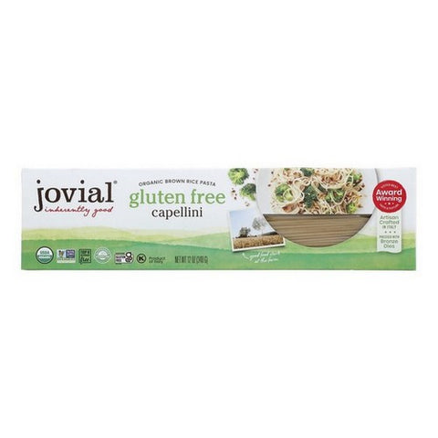 Jovial, Organic Brown Rice Capellini Pasta, 12 Oz (Case Of 12)