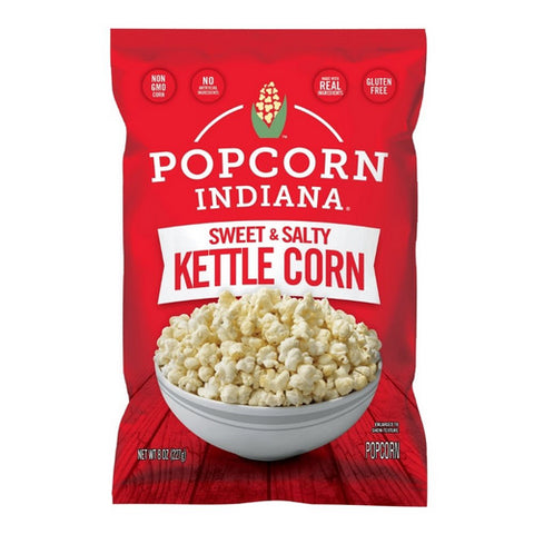 Kettle Corn Popcorn Sweet And Salty 7 Oz (Case Of 12) by Popcorn Indiana