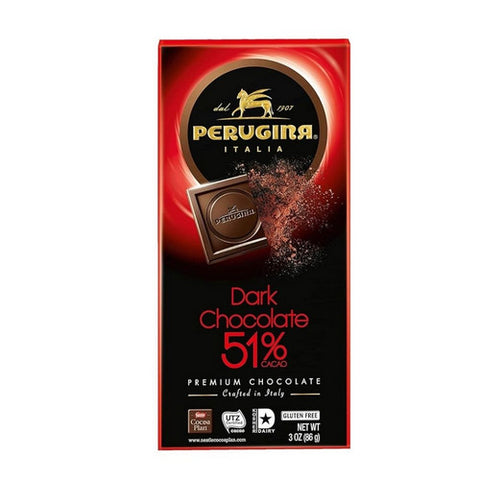 Perugina, Dark Chocolate Bar 51% Cacao, 3 Oz (Case Of 12)